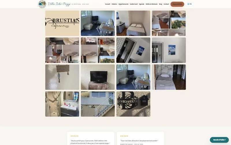 Galerie photo complète de l'appartement Brustianu et avis clients cinq étoiles